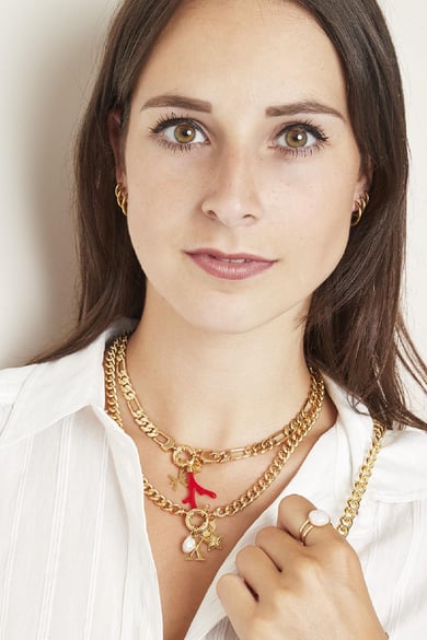Halskette Chain Lara Silber Kupfer h5 Bild2